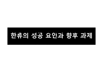 [정책론] 한류의 성공 요인과 향후 과제-1