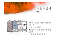 [주거학] 남부지방, 제주도, 울릉도 지역별 민가-15