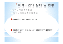 [노인복지] 독거노인의 생활환경 개선을 위한 해결방안 및 대책-4