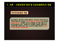 [사회복지] 사회보장과 건강보험제도-4