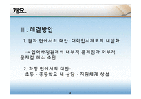 [교육학] 입시위주 교육의 문제점과 해결방안-입학사정관제 중심으로-4