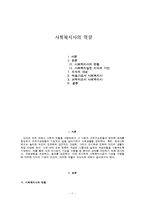 사회복지사의 역할-1