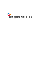 [인적자원관리] CJ 채용 방식의 변화-텔레닉스와의 비교 중심으로-1
