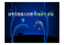 내부자원 중시이론(자원 준거 관점)-1