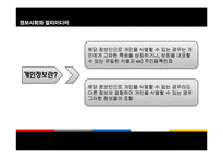 [정보사회] 개인정보 보호의 활용과 범위-4