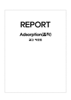[반응현상실험] Adsorption(흡착) 결과 레포트-1
