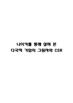 나이키를 통해 살펴 본 다국적 기업의 그림자와 CSR-1