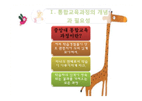 [유아교육] 유아 통합교육 과정 분석-3