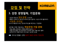 [생산관리] 코메론(KOMELON)의 강점 및 전략-9