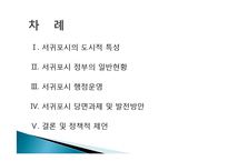 [도시행정론] 서귀포시 행정운영-2