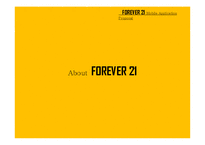 SPA 포에버21(FOREVER21) 프로모션 전략-모바일 어플리케이션 제안-2