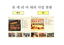 롯데리아의 마케팅,성공사례, 마케팅전략, 성공전략, 경영전략분석, , STP전략, SWOT분석, 4P전략 기업소개 및 역사와 특징소개, 비교분석, 성공사례,세계시장 개척,-4