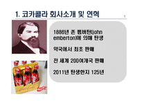 코카콜라와 펩시콜라의 성공사례, 마케팅전략, 성공전략, 경영전략분석, 기업소개 및 역사와 특징소개, 비교분석, 성공사례, 해외진출 성공전략, 마케팅전략, STP전략, SWOT분석-5