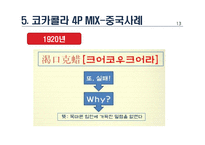 코카콜라와 펩시콜라의 성공사례, 마케팅전략, 성공전략, 경영전략분석, 기업소개 및 역사와 특징소개, 비교분석, 성공사례, 해외진출 성공전략, 마케팅전략, STP전략, SWOT분석-17
