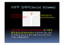 [사회학] 사회적 딜레마 상황의 사례분석-2