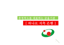 [경영학] 하나로 저축 은행 서비스 전략-1
