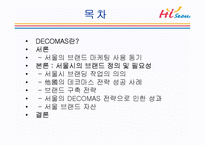 하이 서울(Hi SEOUL)의 성공사례, 성공전략, 마케팅전략, 경영전략분석, STP전략, SWOT분석, DECOMAS전략과 그린 마케팅 전략 및 필요성, 브랜드 작업, 성공사례, 브랜드 구축 전략, 브랜드 자산 조사분석-2