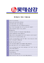 [롯데삼강 - 생산관리] 합격자기소개서-4