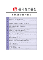 [롯데정보통신 - 프로그래밍] 합격자기소개서-5