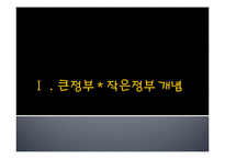 [재무행정론] 큰 정부와 작은 정부-3