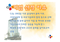 [조직론] CJ조직구조와 조직문화-3