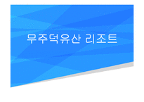 [마케팅] 무주덕유산 리조트 마케팅 전략 제안-1