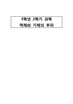 [교육학] 초등교재 연구-3학년 2학기 과학 액체와 기체의 부피 단원의 재구성-1