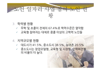 [사회복지] 노인 일자리 사업 문제점과 개선방안-18