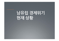 [국제관계] 남유럽 경제위기-5