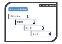 [기업윤리] 정보화 사회의 정보 윤리-8