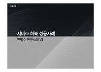 [품질경영] 서비스 품질 회복 성공 및 실패 사례-롯데월드와 안철수 연구소 V3-12