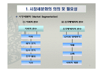 글로벌 경영환경에서의 시장세분화 전략-5