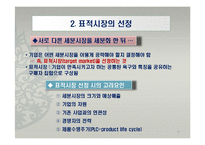 글로벌 경영환경에서의 시장세분화 전략-13