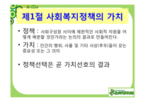 사회복지정책의 가치와 이념적 모형-2