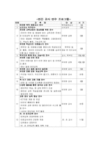 [유아교사] 연간 교사연수프로그램-1