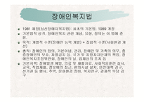 장애인복지 관련법-2