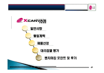 LG 엑스캔버스(XCanvas) 구매체험, 기업소개, 마케팅 전략, 경영, 제품 선정, 대리점, 평가, 관리, 사업, 변화, 특징, 현황, 사례, 역할, 기법, 시사점, 총체적 조사분석-2