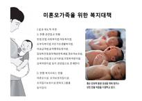 [미혼모 개념, 원인, 실태 및 현황, 문제점] 국내 미혼모 복지제도 사회적갈등 영향, 해결방안 및 향후전망(PPT)-12