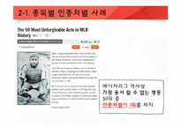 미국의 인종과 민족 -미국 스포츠에서 나타나는 인종차별-14