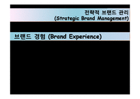 [전략적 브랜드 관리] 브랜드 경험(Brand Experience)-1