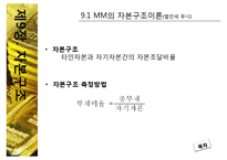 [중급재무] 제9장. 자본구조-7