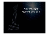 지식경영, TQM, 혁신성과 간의 관계-1