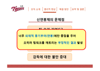 [조직행위론] LG트윈스 조직 개선 방안-10