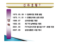신라호텔 마케팅, 성공사례, 요인, 시장환경 분석, 경영전략, 분석, STP전략, 마케팅 믹스, 특징, 현황, 사례, 전략, 시사점-4