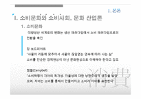 [대중문화론] 소비문화와 소비사회, 미디어속 소비문화 분석-6
