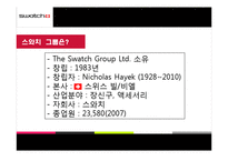 [경영학] 시계브랜드 `스와치(Swatch)`의 촉진전략-4