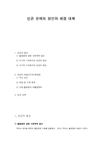 빈곤 문제의 원인과 해결 대책-1