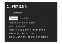 [사업계획서] 데이트코스 맞춤형 컨설팅 사업-7