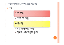 [평생교육] 기관의 평생교육 사례-홈플러스, 유한킴벌리, KT-18