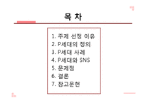 P세대의 특징과 문제점 및 나아갈 방향-3